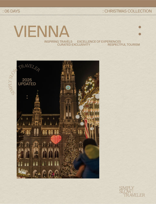 A guide to Vienna at Christmas - Cover page, by Simply Slow Traveler