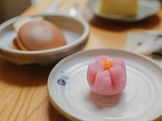 Pâtisseries at the Japanese pastry shop Tomo in Paris.