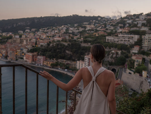 Views of Villefranche-sur-Mer at Sunset, in the French Riviera