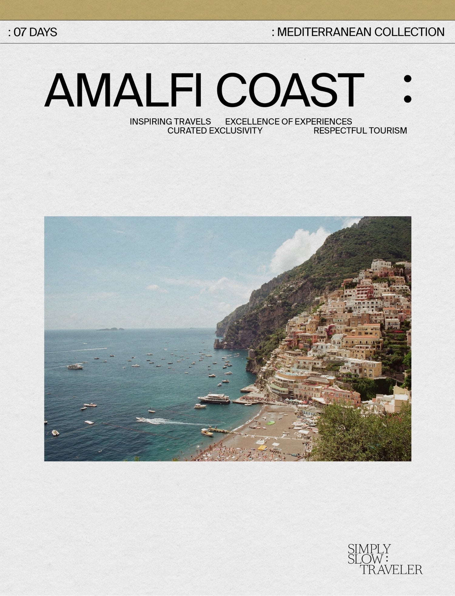 A Guide to the Amalfi Coast - the cover page, by Simply Slow Traveler