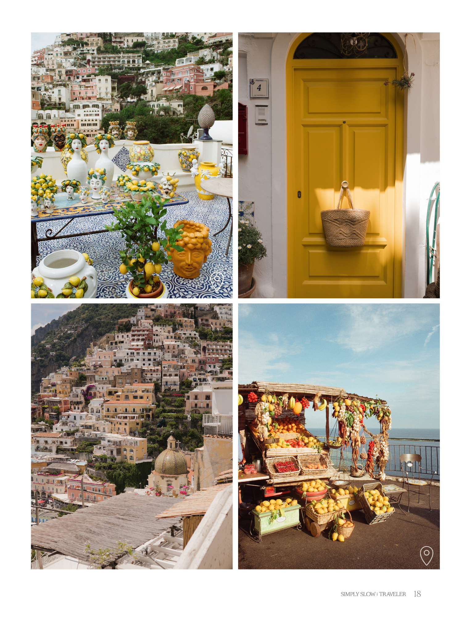 A Guide to the Amalfi Coast - page with Photos from Positano, by Simply Slow Traveler