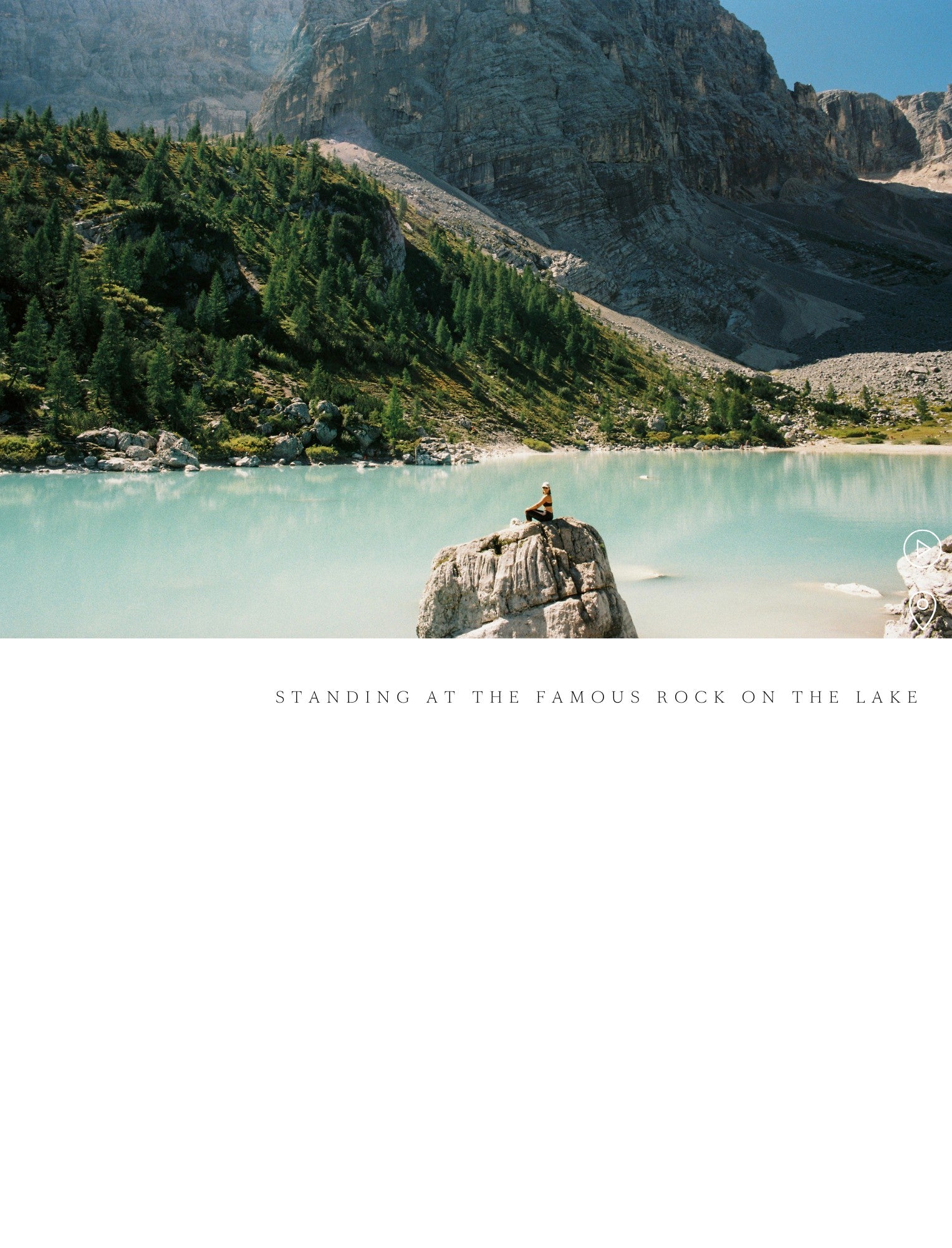 A Guide to the Dolomites - a page on Lago Sorapis, by Simply Slow Traveler