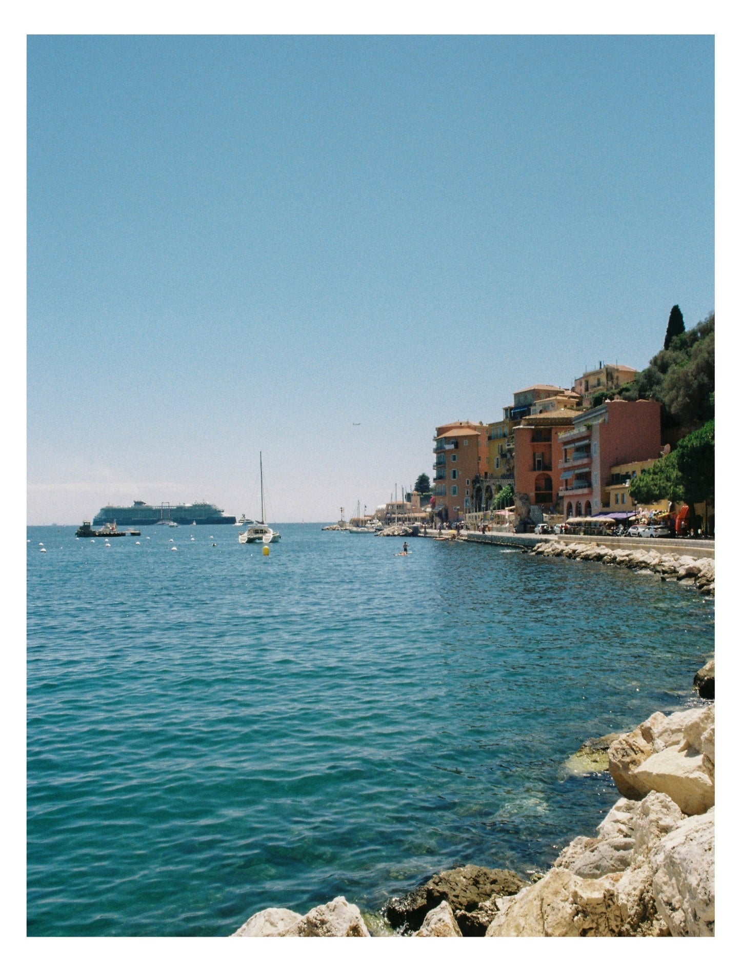 A Guide to the French Riviera & Provence - a page with a photo of Villefranche-sur-Mer, by Simply Slow Traveler