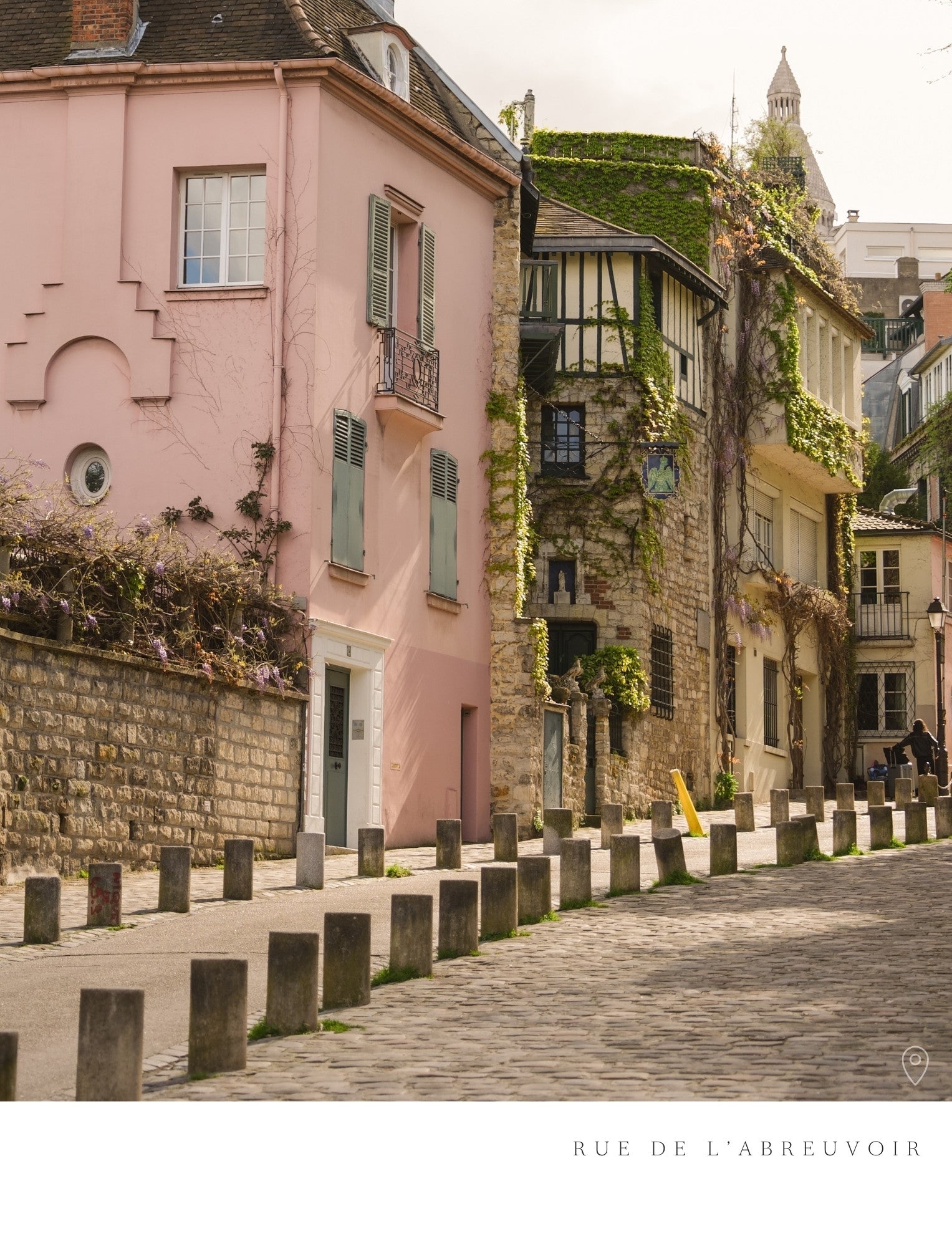 A Guide to Paris - Page with photo in Montmartre, by Simply Slow Traveler