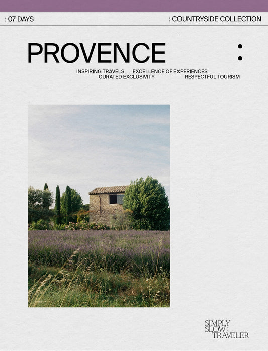 A Guide to Provence - the cover page, by Simply Slow Traveler