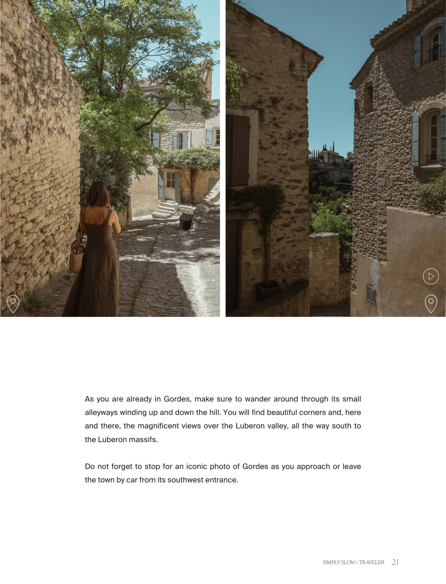 A Guide to Provence - a page on Gordes, by Simply Slow Traveler
