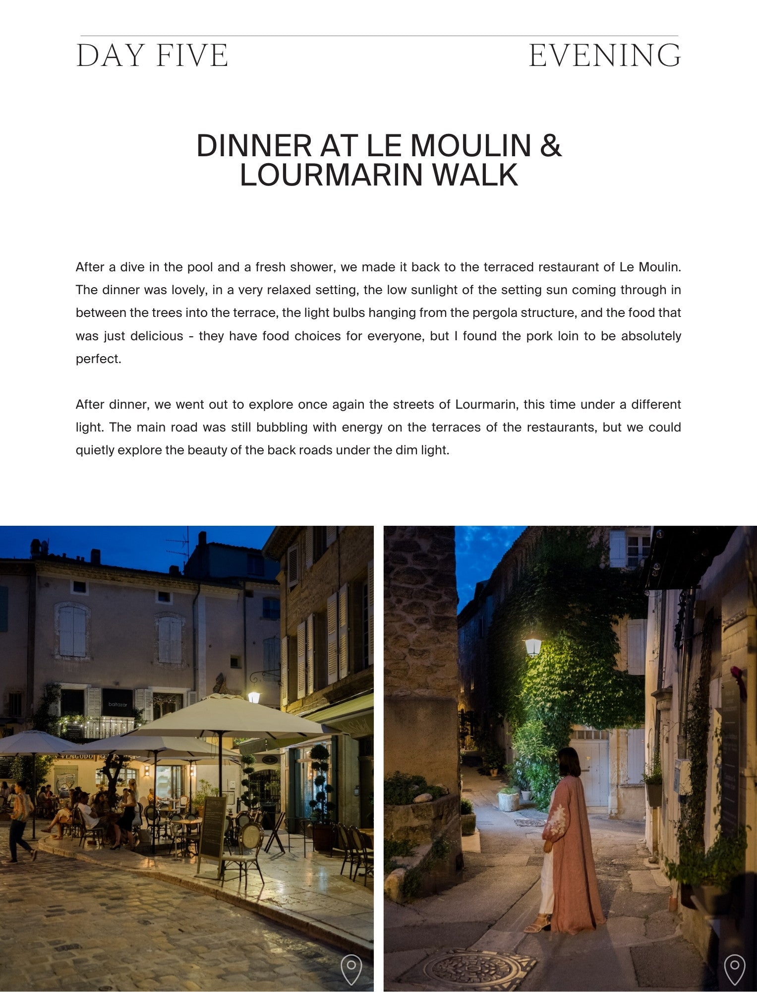 A Guide to Provence - page featuring Lourmarin, by Simply Slow Traveler