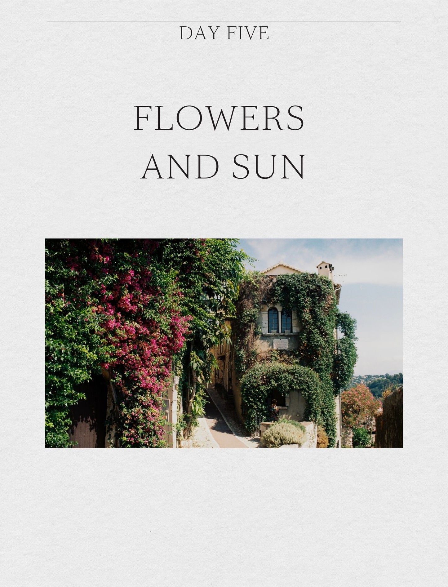 A Guide to the French Riviera in 14 Days - cover page of Day Five, by Simply Slow Traveler